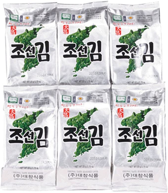 画像をクリックして拡大イメージを表示 [韓国食品]大昌(デチャン)韓国のり味付け焼き海苔 食卓海苔(36枚x30袋)[EMS特急
