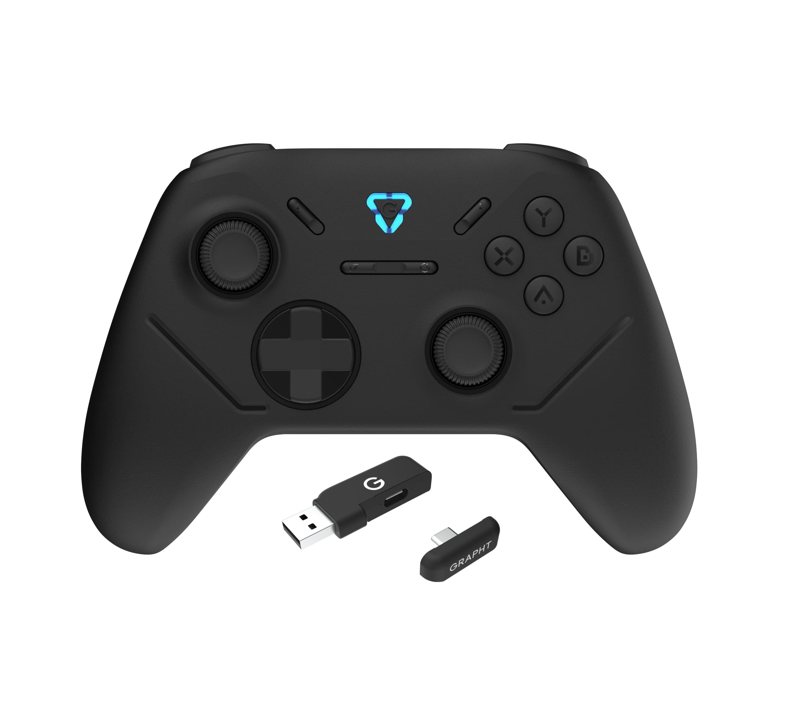 最安値挑戦 GRAPHT Omni コントローラー 無線 有線 接続/USB-C USB-A / 2.4GHz ドングル/ホールエフェクト センサー / 1000Hz ポーリングレート/モーションセン