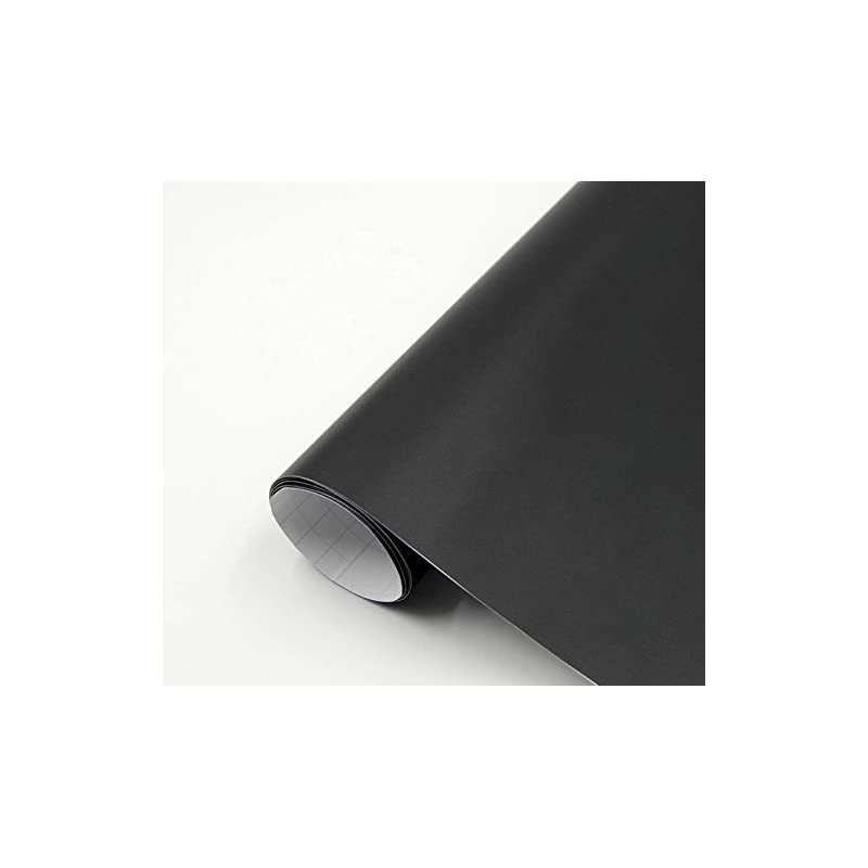 IlMondoMall マットブラック ラッピングシート 艶なし 黒 (200035cm, 黒)