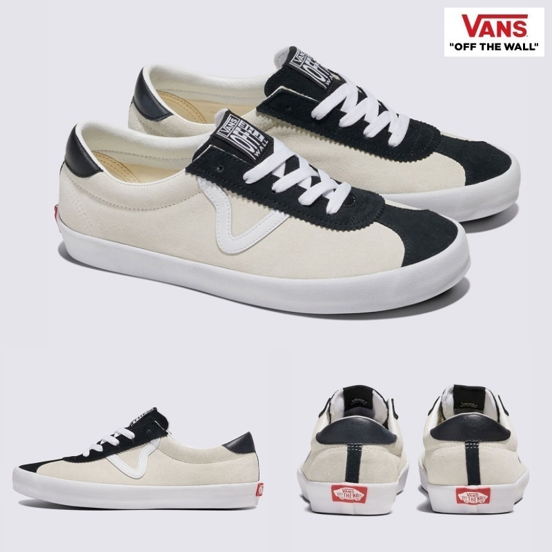 [VANS] スポーツロー / Sport Low SUEDE BLACK WHITE