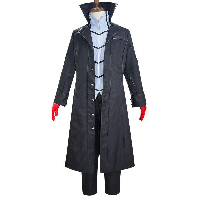 【品質保証 一部分3日出荷】ペルソナ5 P5 主人公 ジョーカー 雨宮蓮 あまみやれん 来栖暁 くるすあきら コスプレ衣装 4点セット サイズ SXL