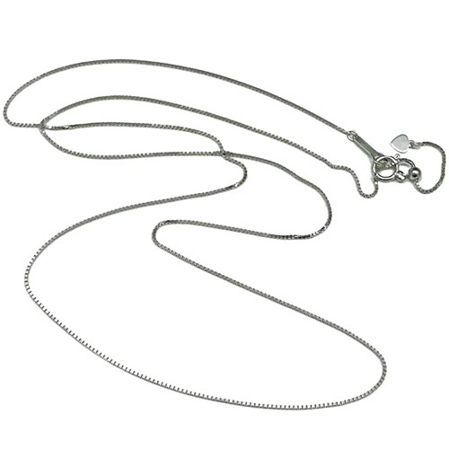 プラチナ ベネチアタイプチェーン60ｃｍ ネックレス 0.8mm / 3.5g