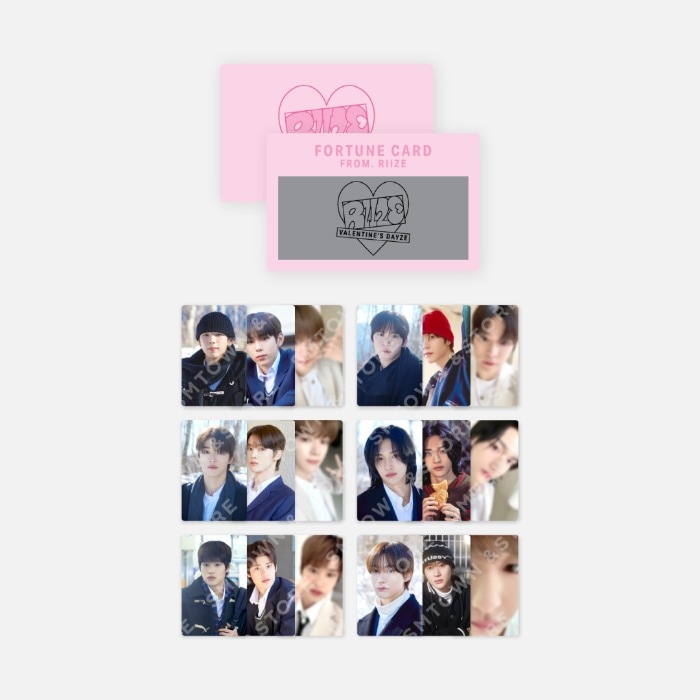 (10ea)(FORTUNE SCRATCH SET) RIIZE VALENTINES DAYZE MD