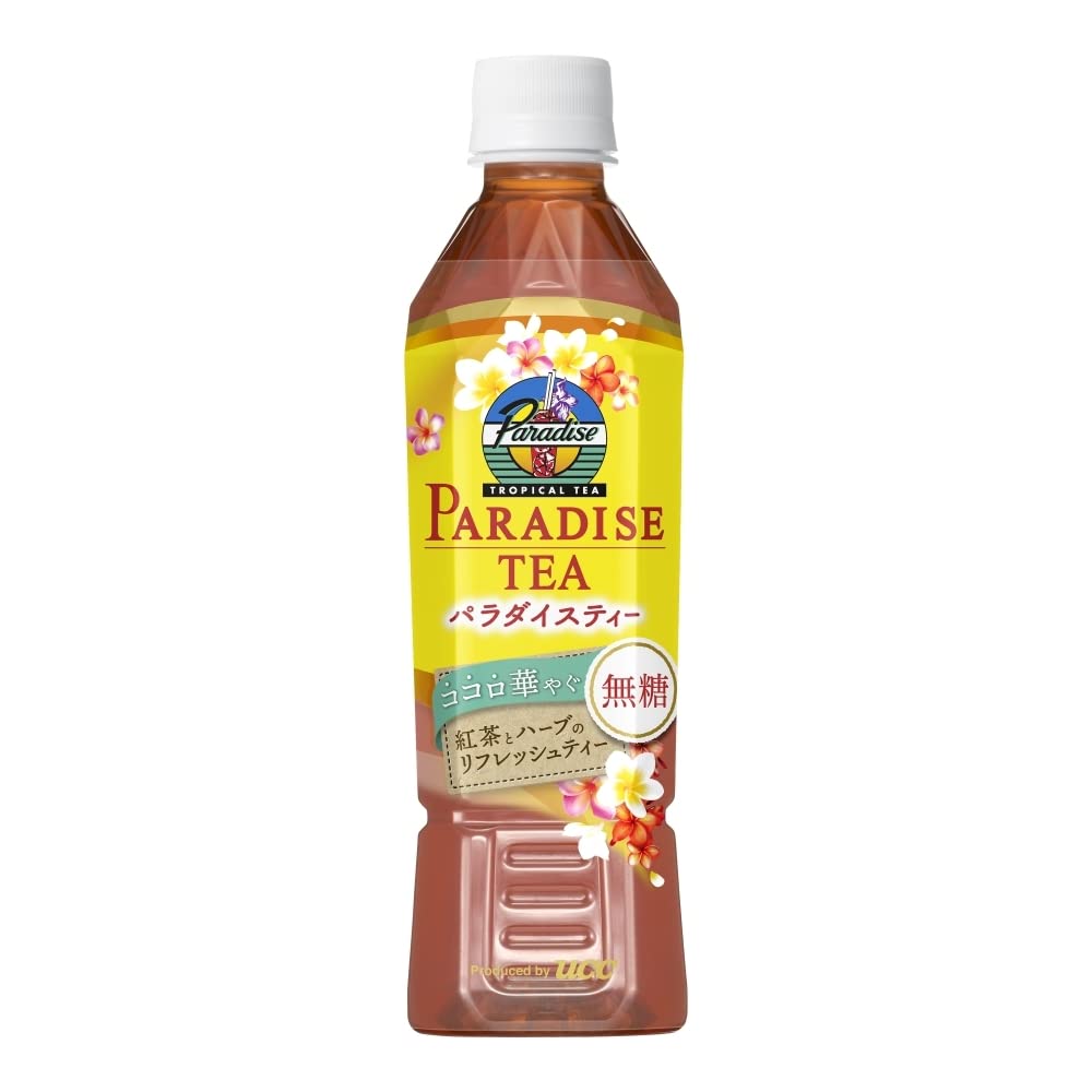 パラダイストロピカルティー UCC パラダイスティー 紅茶とハーブのリフレッシュティー 無糖 ペットボトル 450ml×24本