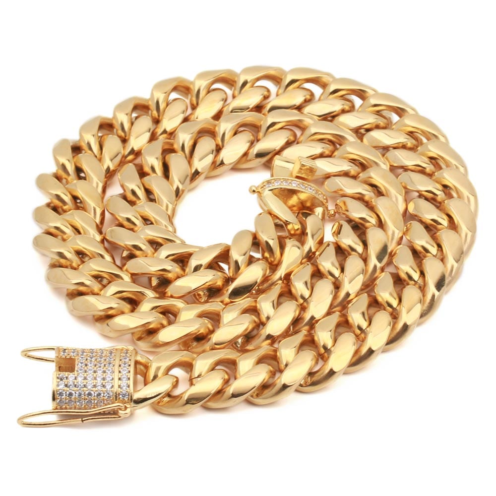 ステンレス 喜平ネックレス 幅16mm [n390-g-16mm]