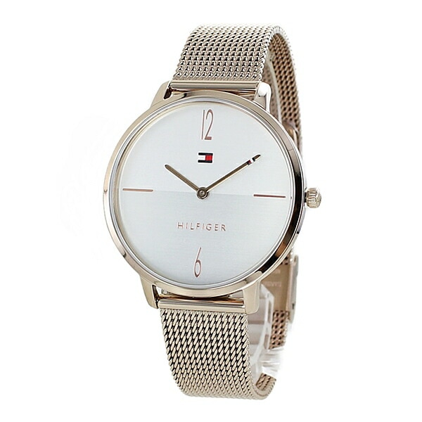 誕生日 20代 30代 40代 ブランド 時計 トミーヒルフィガー 女性 レディース 腕時計ギフト 記念日 ピンクゴールド メッシュ ブレスレットウォッチ 大きい文字盤 ポイント消化その他 ブランド腕時計