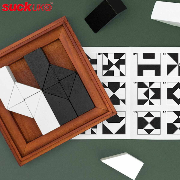 Qoo10] アントレックス SUCK UK 木製パズル タングラム