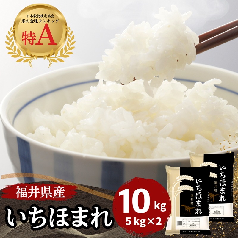 【数量限定】福井県産いちほまれ 10kg(5kg×2) 白米 令和6年産