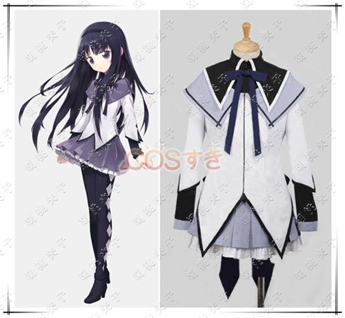 魔法少女まどかマギカ暁美ほむら あけみほむら 変身服 コスプレ衣装 COS 高品質 新品 Cosplay アニメ コスチューム