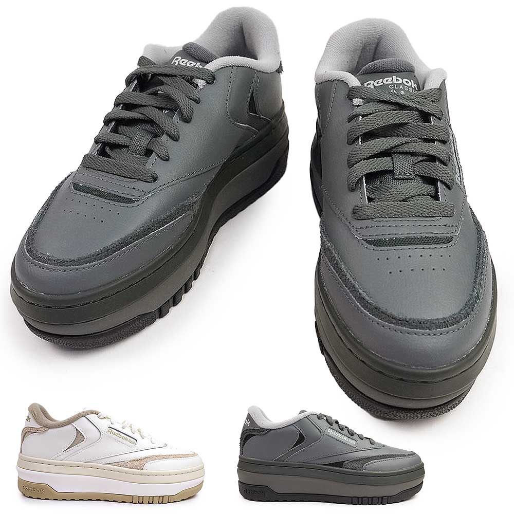 厚底スニーカー レディース クラブシー エクストラ スエード レザー コートシューズ 8,672円