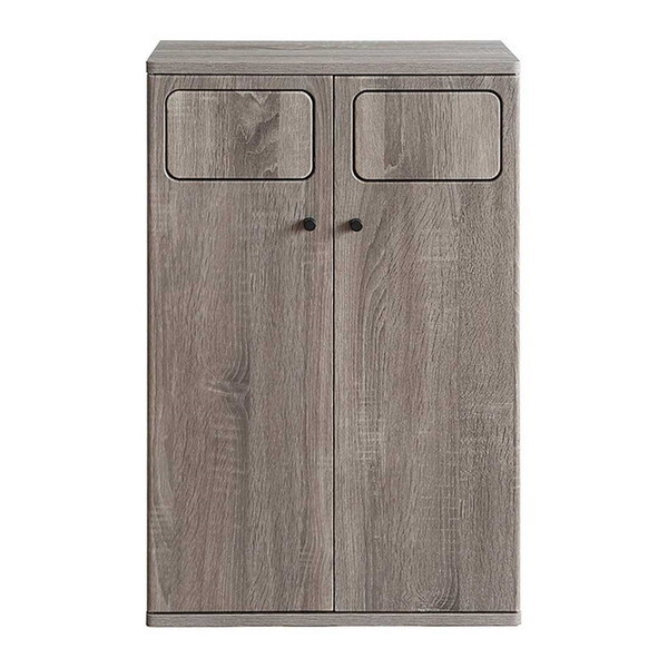 宮武製作所 DB-802R GJ グレージュ Empro(エンプロー) 木製ダブルプッシュダストボックス メーカー直送