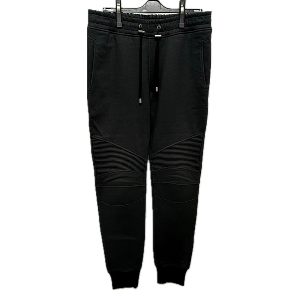 BALMAIN バルマン パンツ アパレル ボトムス ジョガーパンツ ジャージ スウェット コットン ブラック 8,217円