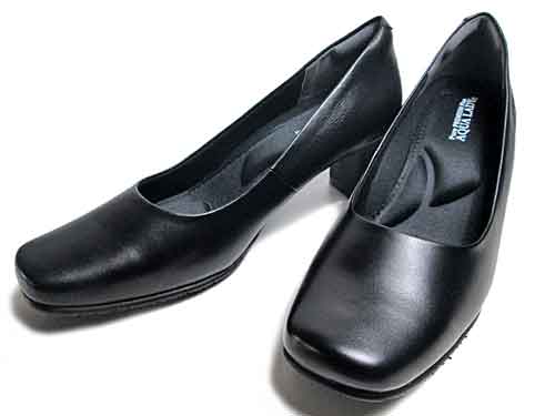 アクアレディ　AQUA LADY 9060 コンフォートプレーンパンプス ブラック レディース 靴