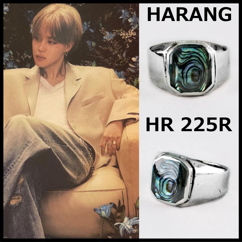 [BTS ジミン着用] 【HARANG】 ハラン HR 225R HR225R [公式正規品] BTS ジミン リング ジミンMUSE ジミン MUSE ジミン アクセサリー シルバー リング 韓国