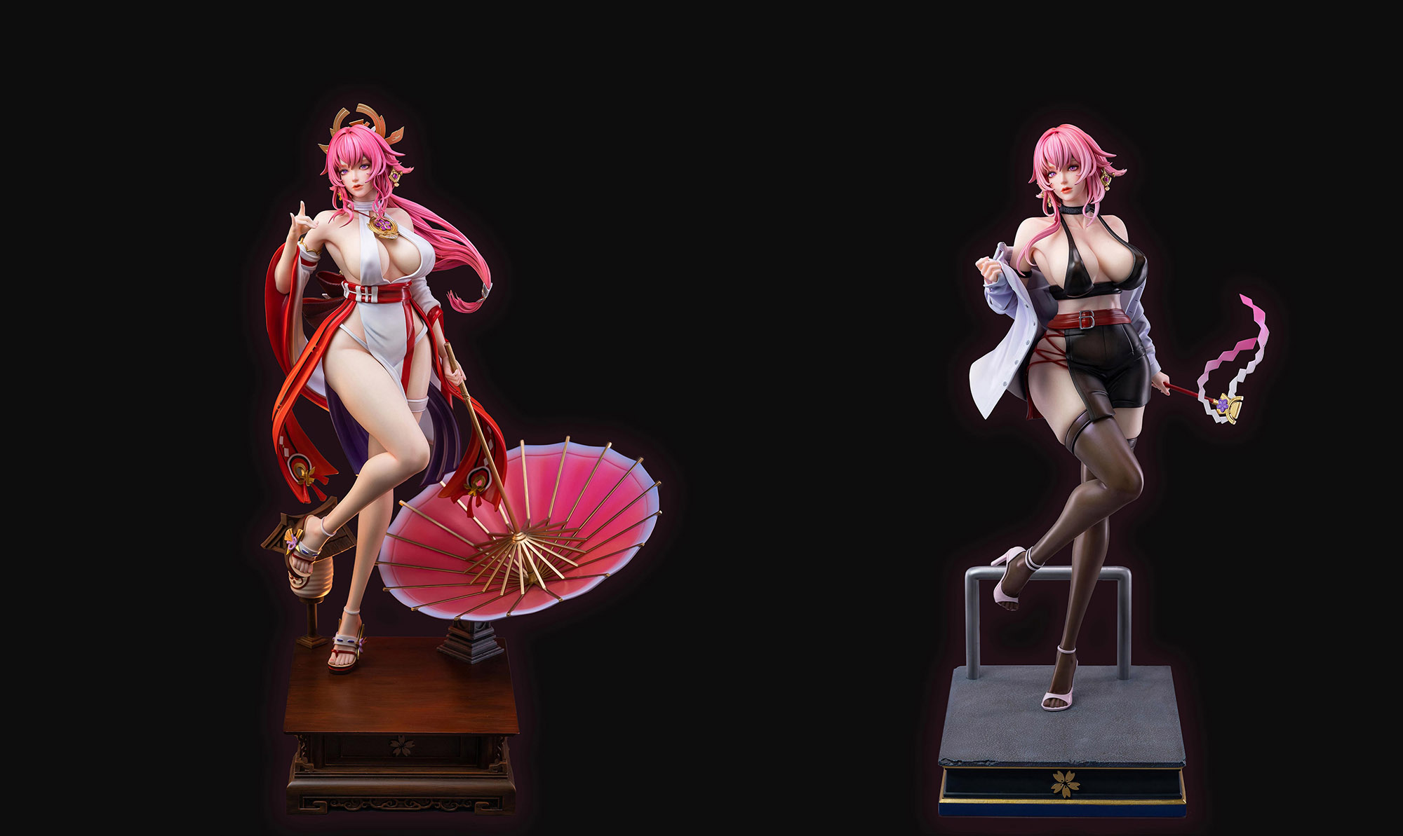 八重神子 やえみこ フィギュア 私服Ver. 1/4スケール 塗装済み完成品 ガレージキット L.S & P.O.P.S 限定販売 スタチュー