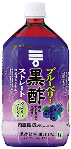 他サイト： 【目玉商品】黒酢 ストレート 1000ml 79623 ミツカン (D) リンゴ黒酢 リンゴ酢 メガ割の商品画像
