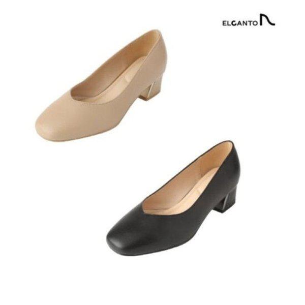 HC14 女性 クッションUP 4CM スクエア トゥ LCWD53U339 (22535474)
