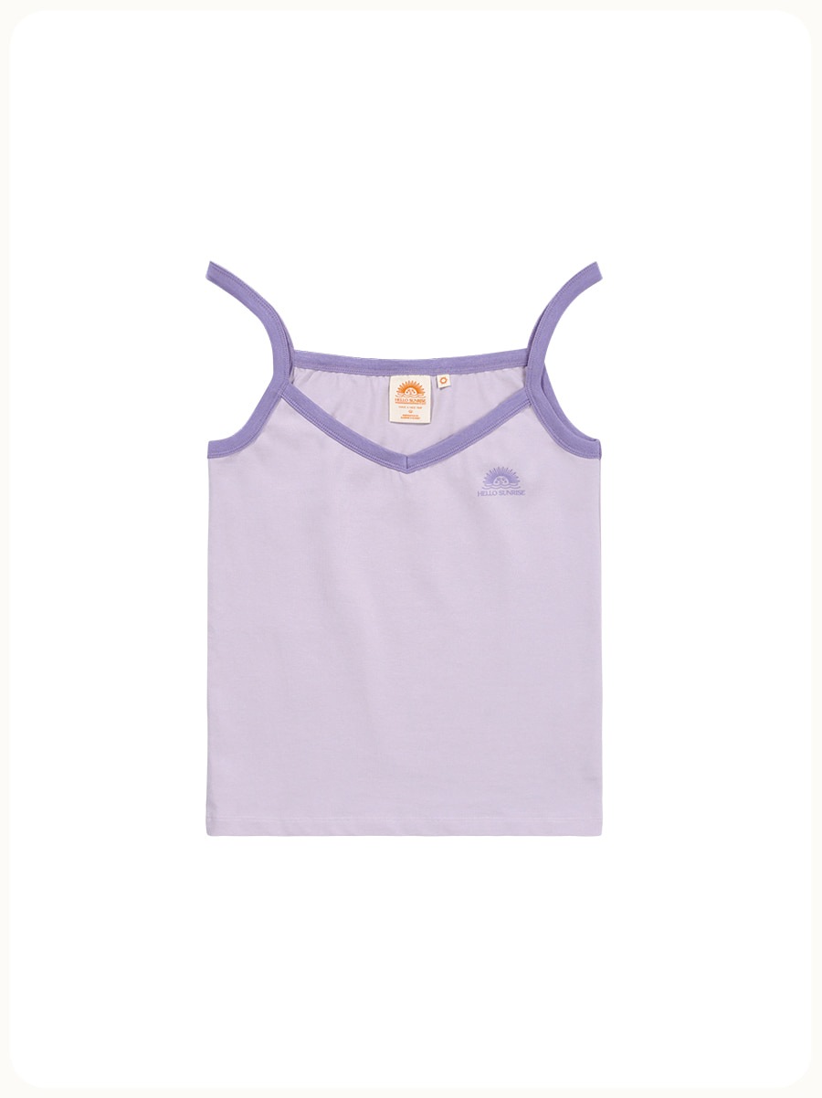 HELLO SUNRISE Color Line Sleeveless Lilac & Puple