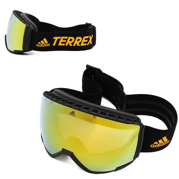 ゴーグル SP0039-F/S 02L 00 スキーマスク スノボ スノーボード ブラック ゴールド アウトドア UV対策 メンズ レディース ユニセックス