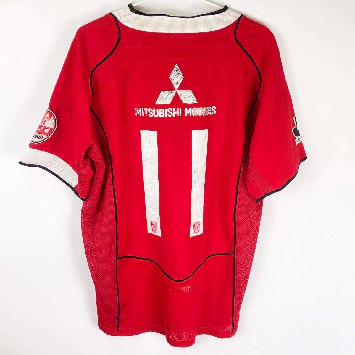 【中古】ナイキ 2005 浦和レッズ ユニフォーム ホーム #11 田中達也 XL メンズ NIKE サッカー Jリーグ