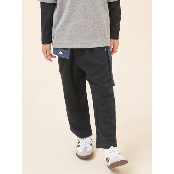 [BEANPOLE KIDS] ベーシック コージー スウェット パンツ - ブラック (BI5821U055)