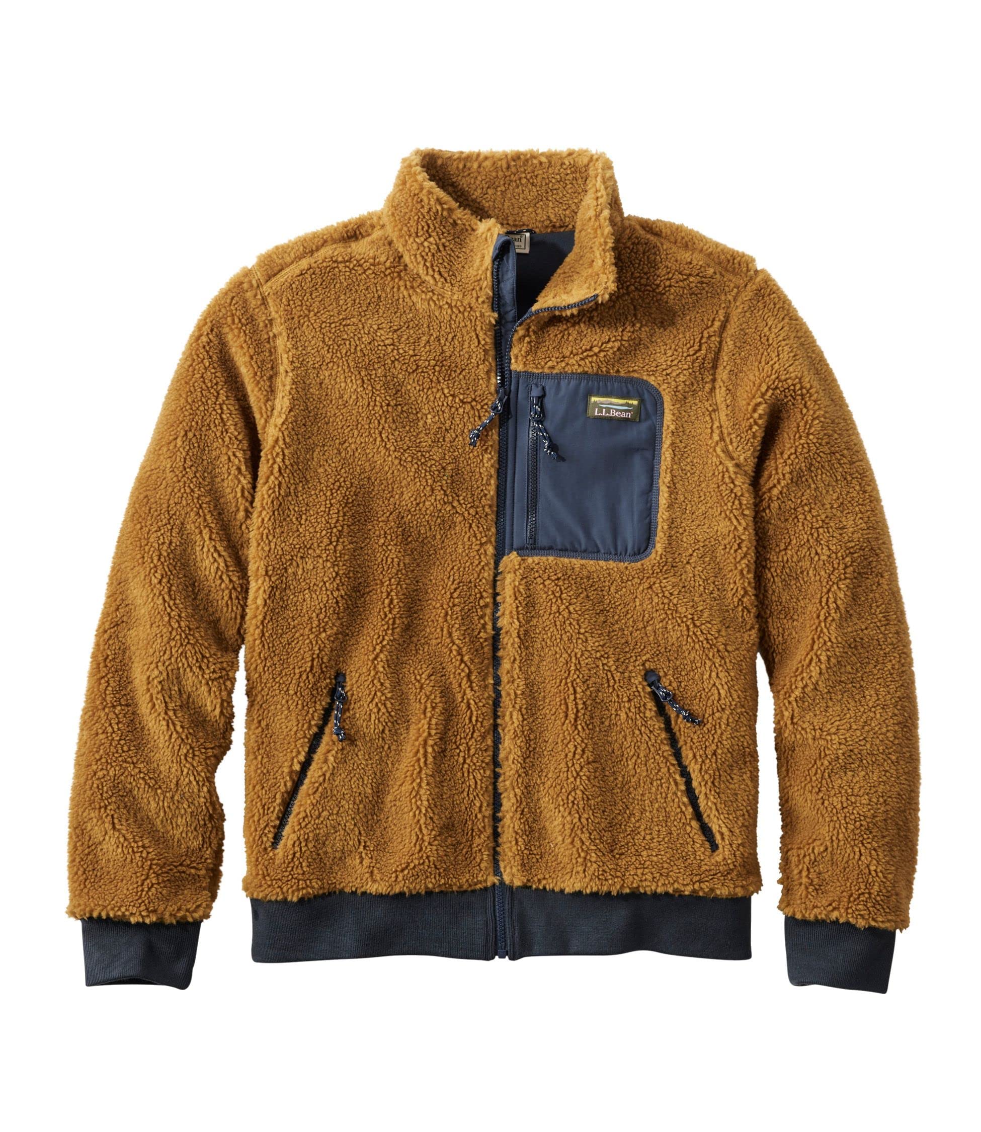 [エルエルビーン] メンズ ビーンズ・シェルパ・フリース・ジャケット 米国フィット・レギュラー M Antique Gold/Carbon Navy マルチカラー １０００１３７２１１