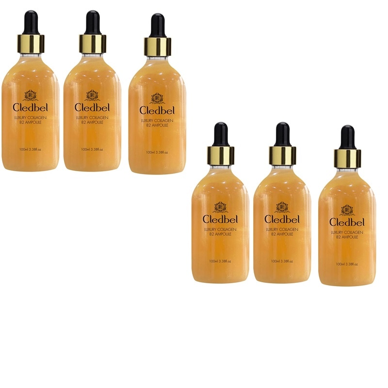 韓国 ラグジュアリー コラーゲン 82 アンプル 100ml 3+3