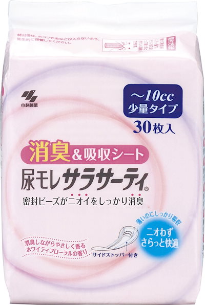 他サイト： 尿モレサラサーティ 軽失禁専用シート 少量タイプ ~10cc 30枚の商品画像