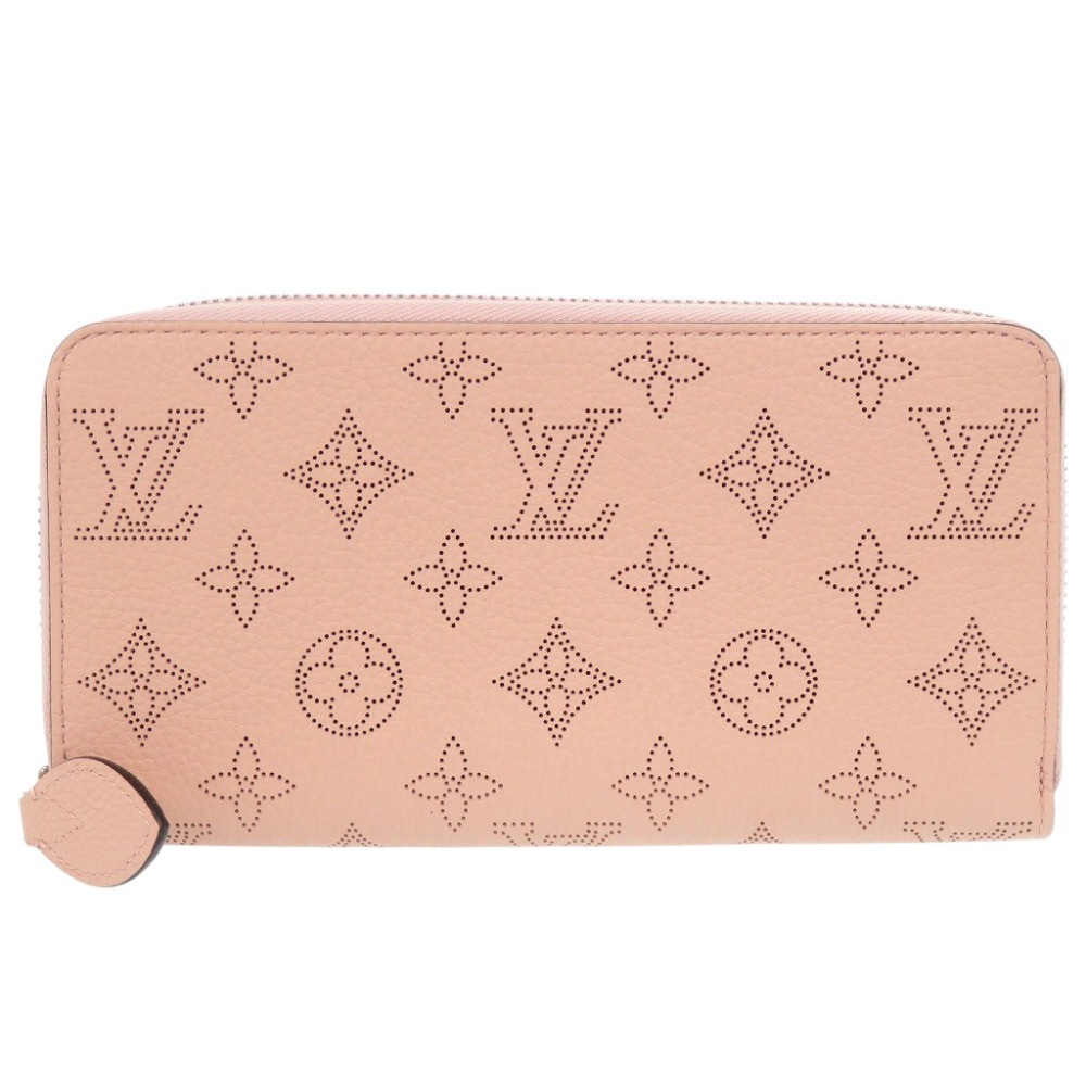 未使用品 ジッピーウォレット モノグラム M61868 長財布 モノグラムマヒナ ローズジャスミン LV 0317【中古】 レディース
