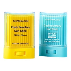 カリフォルニア アロエ サンスティック SPF50+ PA++++ 24g 2種(さらさら/クーリング水分)