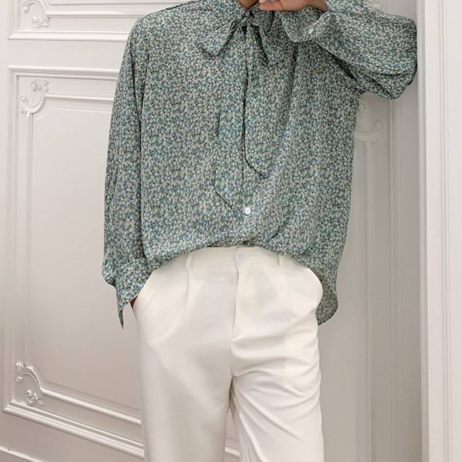 厳選素材トップス シャツ メンズ 長袖 韓国 フレグランスフローラル 高校生 中学生 10代 20代 ファッション 10785