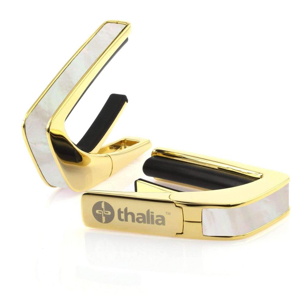 Thalia Capos ギターカポ 24Kゴールド TH-CG200-MP White Mother of Pearl Inlay アメリカ製【並行輸入】