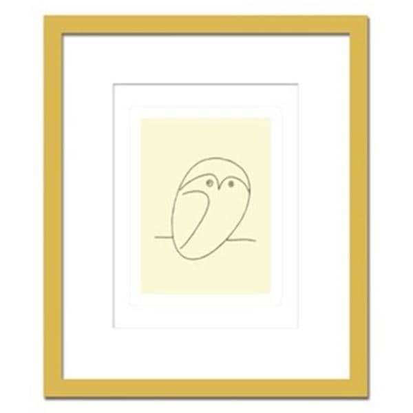 ファブリックパネル アートフレーム おしゃれ 絵画 モダンアート 壁掛け ウォールデコレーション ピカソ Pablo, Picasso Le hibou 650x550mm