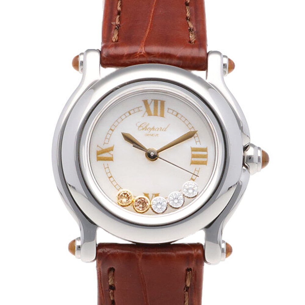 ショパール ハッピースポーツ 腕時計 ステンレススチール 27/8245-30 クオーツ 1年保証 Chopard 中古 美品