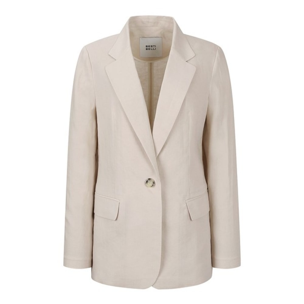 [ベスティヴェリ] リネンシングルジャケット（BIJAE2140）