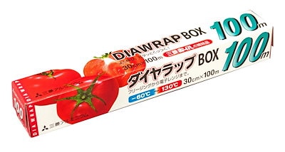 他サイト： 三菱アルミニウム ダイヤ ラップ BOX 業務用 透明 幅30cm×長さ100m 耐熱温度 -60度~130度 よく伸び ピタッとくっつくの商品画像
