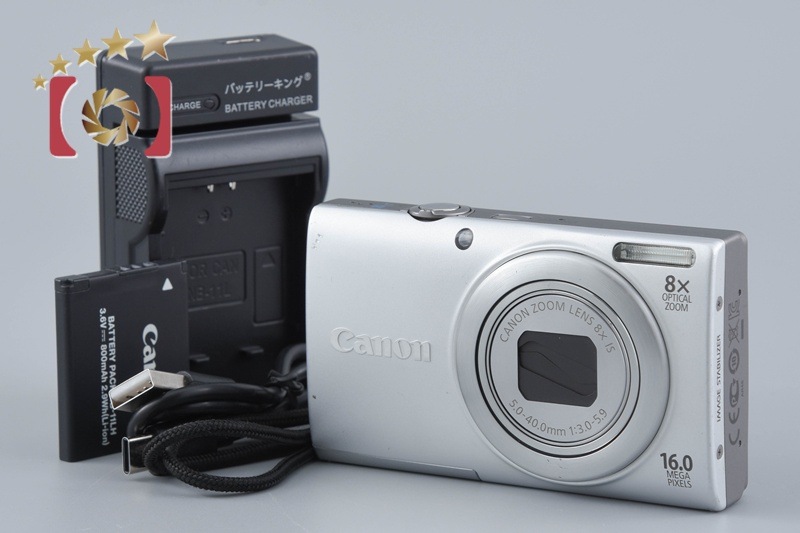 PowerShot A4000 IS シルバー コンパクトデジタルカメラ