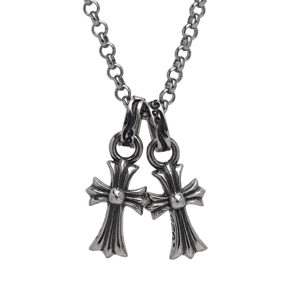 シルバー925 クロスネックレス　 [ps214-silver]