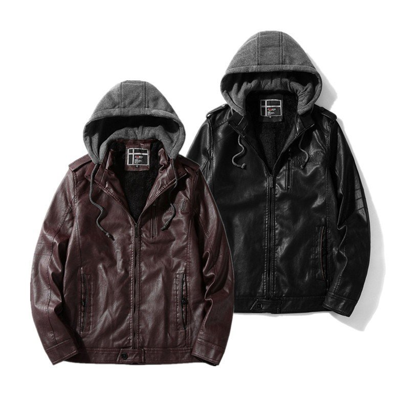 レザージャケットメンズ　冬　 裏ポアジャケット レザーコート 革ジャケット 大きいサイズ PU バイ