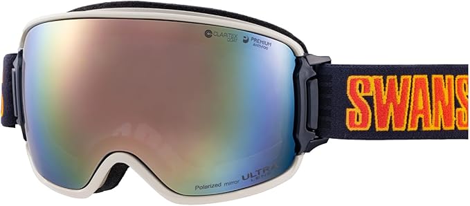 日本製 スキー スノーボード ゴーグル 眼鏡対応 2024-25モデル RIDGELINE 調光 偏光 ULTRALENS くもり止め プレミアムアンチフォグ搭載 撥水加工 換気機能 A-BLOW メ