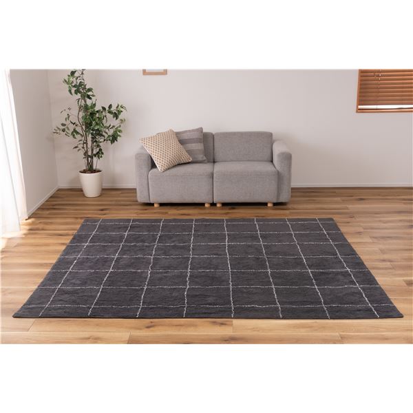 ラグ/マット グレー 約170x230cm