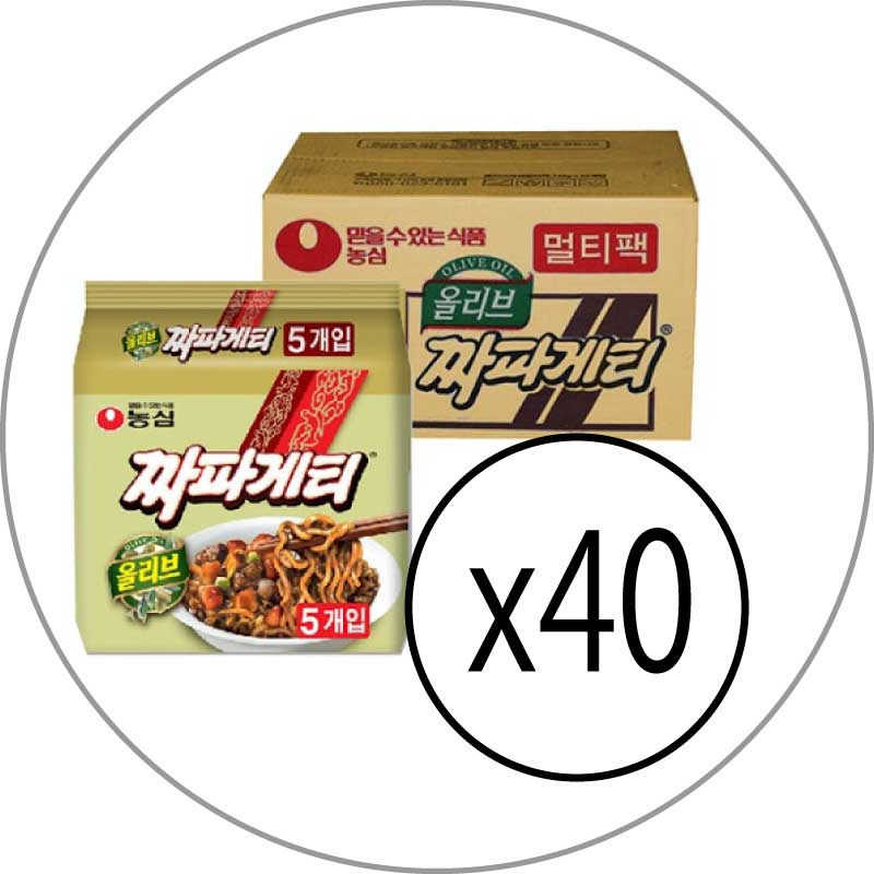 農心　チャパゲティー 125g　40個