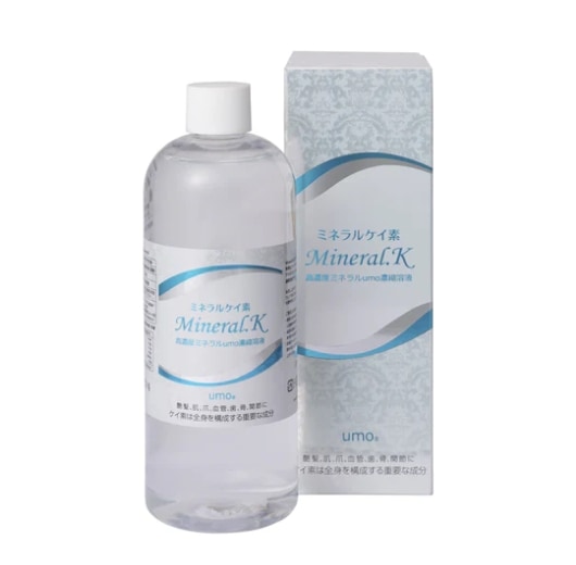 UMOミネラルK 500ml 詰め替えボトル付　水溶性珪素濃縮溶液（非結晶性）