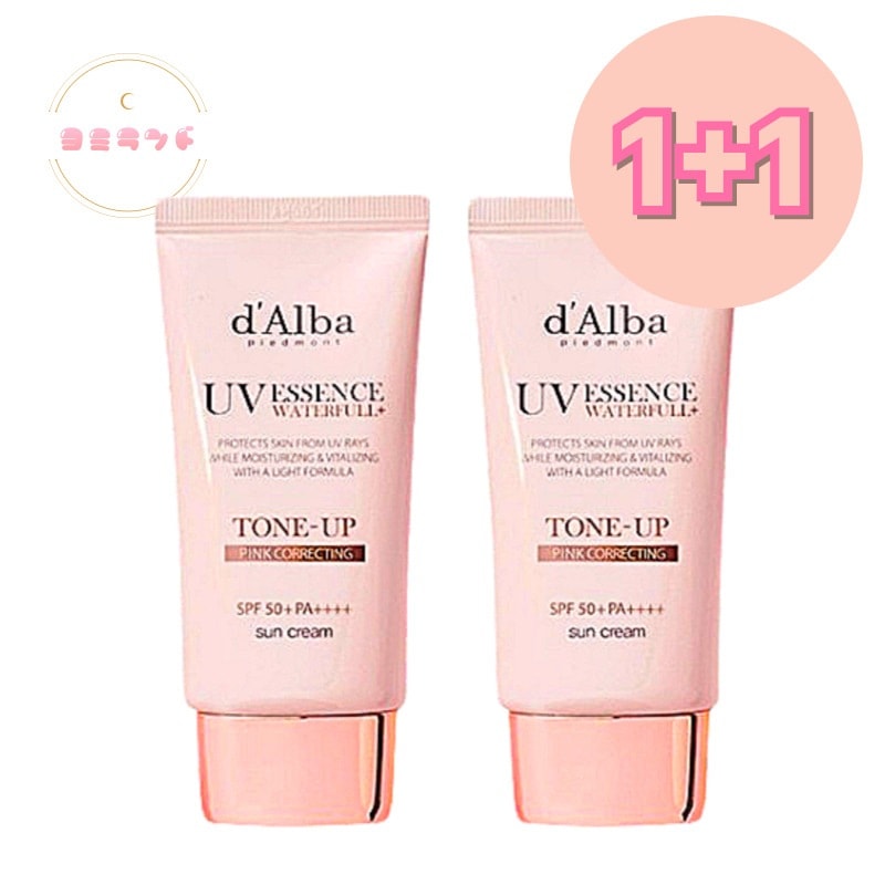 [1+1] ウォータフルトーンアップサンクリーム [SPF50+/PA++++], 50ml, 2個