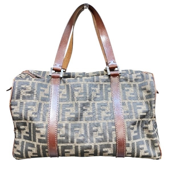 フェンディ FENDI ズッカ ミニボストン ハンドバッグ レディース