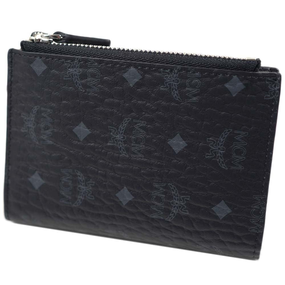 エムシーエム 財布 二つ折り財布 メンズ レディース ユニセックス ブラック MCM MXSBSVI01-BK001