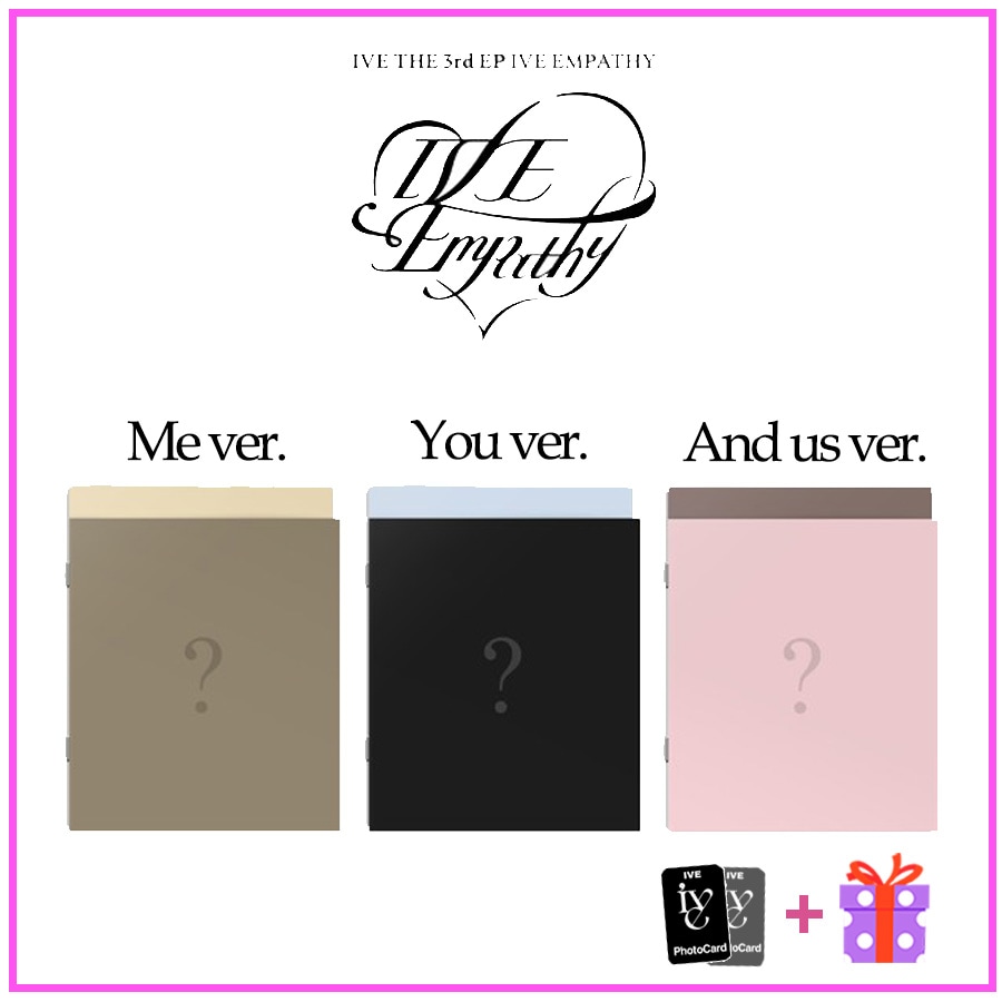 【3種 Set 予約】Pre-Order特典 IVE(アイブ) - THE 3rd EP: IVE EMPATHY