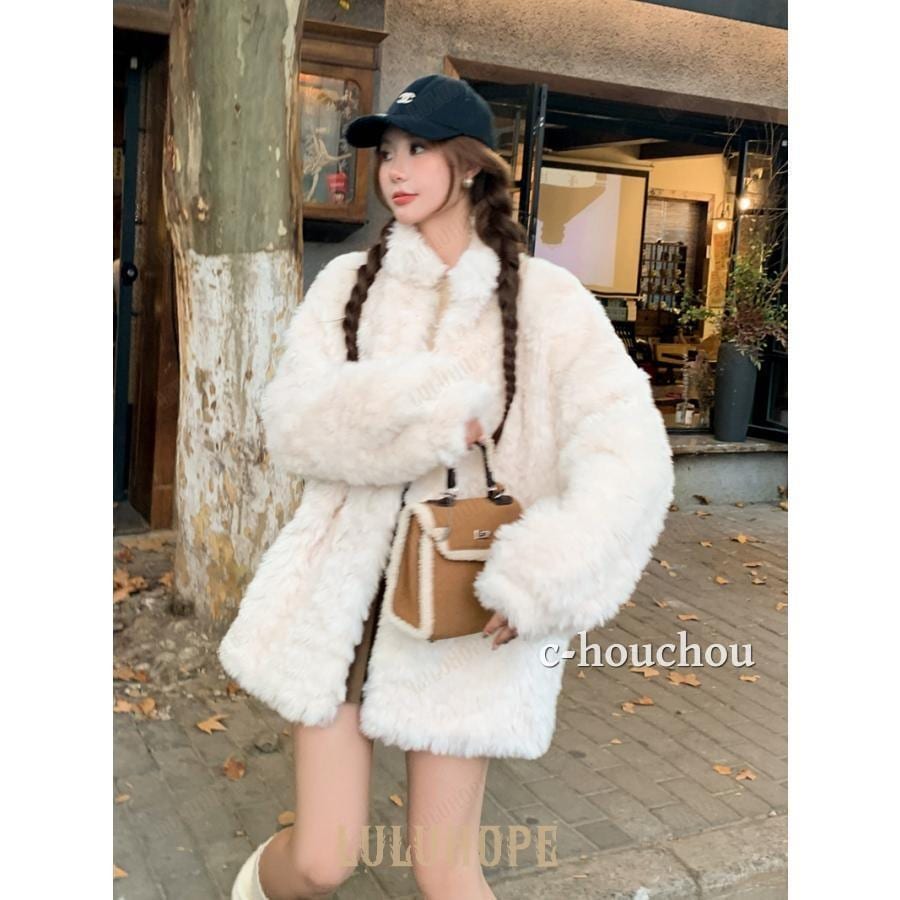 売れ筋秋冬新品 即納ブラックフライデー フェイクファー コート ファーコート レデイース 毛皮コート ボア フリース アウター 冬 ブルゾン モコモコ 韓国 モッズコート エコファー