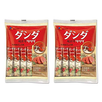 CJ ダシダ 牛肉だしの素(8g12本)2袋のサムネイル
