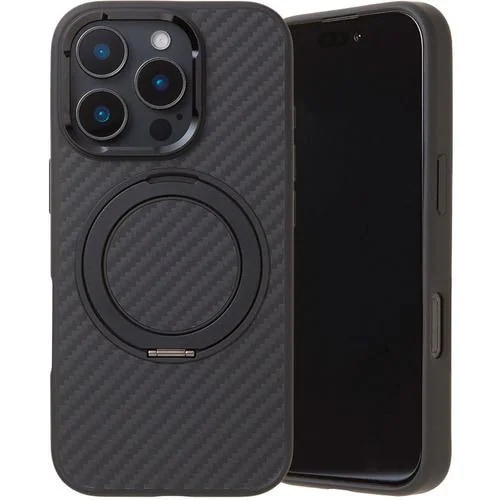 ディーフ iPhone 16 Pro DURO RING MASTER マットブラック DCS-IPD24MPMRBK
